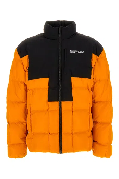 Marcelo Burlon County Of Milan Marcelo Burlon Logo Jacket In Ocheryellow