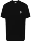 Marcelo Burlon County Of Milan Vintage-effect Snake Print T-shirt In Black