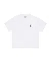 Marcelo Burlon County Of Milan 'vertigo Snake' White Cotton T-shirt In White