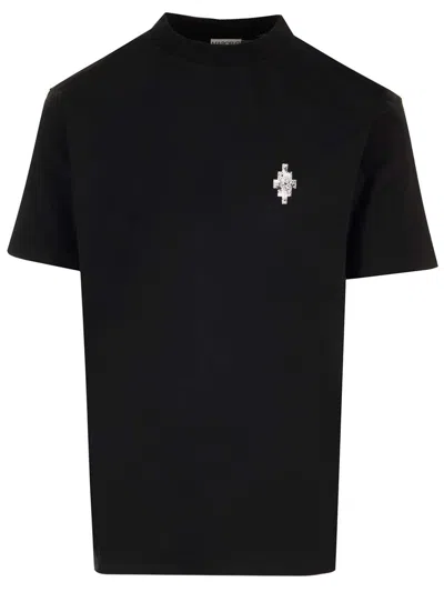 Marcelo Burlon County Of Milan Vertigo Snake T-shirt In Black