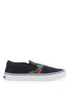 Marcelo Burlon County Of Milan Marcelo Burlon Vulcanized Slip-ons In Black
