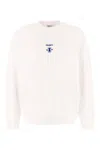 Marcelo Burlon County Of Milan Oversize Sweatshirt Eye Poster Cotton In 0145