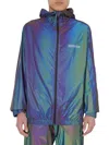 Marcelo Burlon County Of Milan Marcelo Burlon Wind Jacket In Black