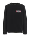 Marcelo Burlon County Of Milan Wing Pattern Patch Sweater In Black