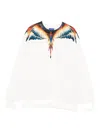 Marcelo Burlon County Of Milan Kids' Wing-print Sweatshirt In White
