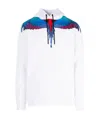 Marcelo Burlon County Of Milan Wing Printed Hooded Sweater In White