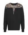 Marcelo Burlon County Of Milan Wings Prints Sweatshirt In Black