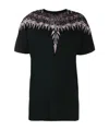 Marcelo Burlon County Of Milan Wing Printed T-shirt In Black