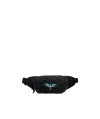 Marcelo Burlon County Of Milan Wing Printing Waist Bag In Black