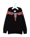 Marcelo Burlon County Of Milan Wings-print Hoodie In Black