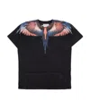 Marcelo Burlon County Of Milan Wings-print Organic-cotton T-shirt In Black