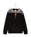 Marcelo Burlon County Of Milan Wings-print Sweatshirt In Black