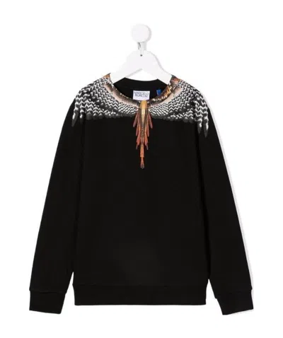 Marcelo Burlon County Of Milan Wings-print Sweatshirt In Black
