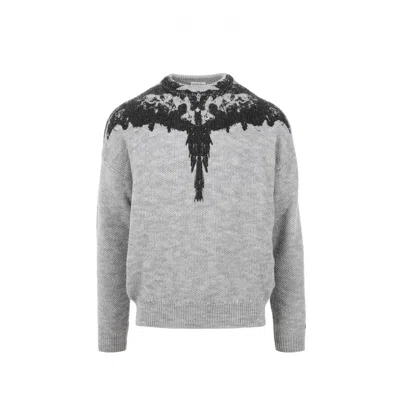 Marcelo Burlon County Of Milan Wings Sweater In White