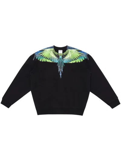 Marcelo Burlon County Of Milan 'wings' Sweatshirt In Black  