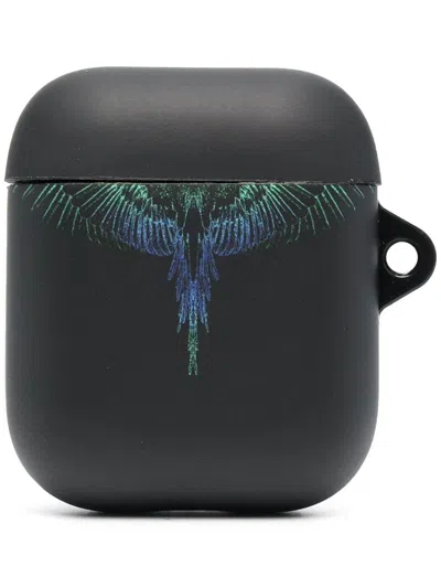 Marcelo Burlon County Of Milan Wings-print Airpods Case In Purple