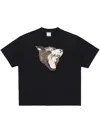 Marcelo Burlon County Of Milan Wolf T-shirt In Schwarz