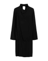 March 23 Woman Midi Dress Black Size 6 Cotton, Polyamide In Black