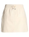 March 23 Woman Mini Skirt Beige Size 6 Sheepskin