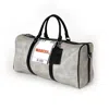 Marcha Women's Grey  Duffle Bag – Distressed Gray Leather