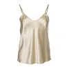 Marche' Du Luxe Women's Neutrals Pure Silk Luxury Camisole Bias Cut Champage In Purple