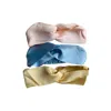 Marche' Du Luxe Women's Pure Mulberry Silk Knot Style Headbands Set Of Three In Purple