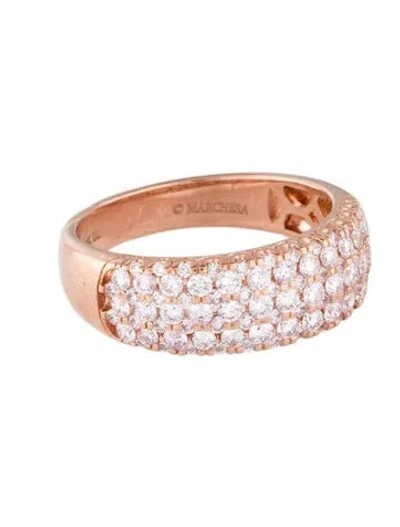 Pre-owned Marchesa 14k 1.00ctrw Diamond Band In Multi