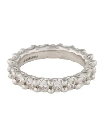 Pre-owned Marchesa 14k 2.00ctw Diamond Eternity Band In Multi