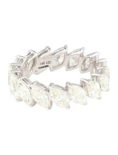Pre-owned Marchesa 14k 5.28ctw Diamond Eternity Band In Multi