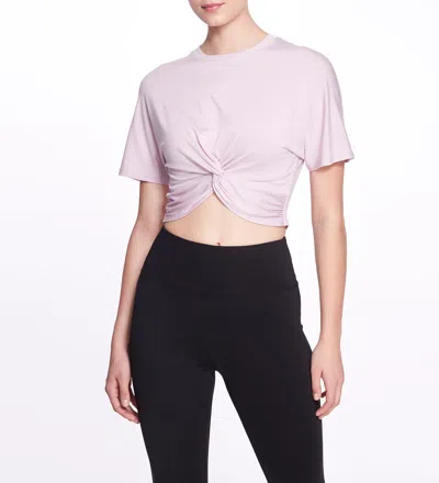 Marchesa Athleisure Amelia Tee In Gold