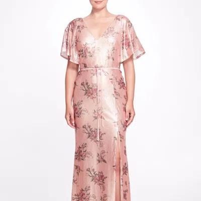 Marchesa Bridesmaids Lucca Gown In Pink