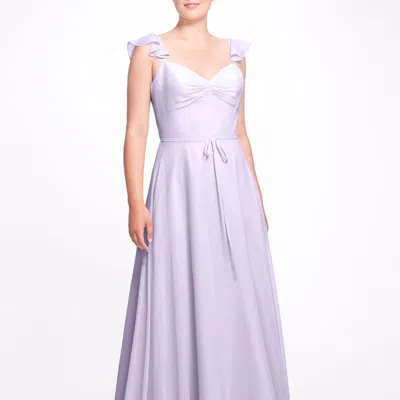 Marchesa Bridesmaids Naples Gown In Purple