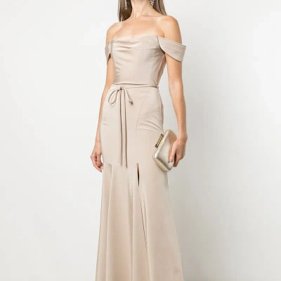 Marchesa Bridesmaids Rimini Gown In Brown