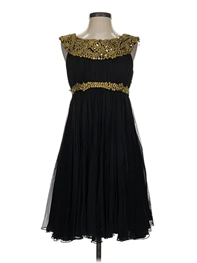 Pre-owned Marchesa Cocktail Dress In Black