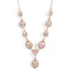 Marchesa Crystal Y-necklace