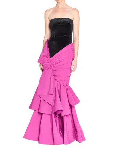 Marchesa Gown In Black