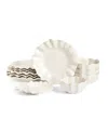 Marchesa Lotus Stoneware 12-pc. Dinnerware Set, Service For 4 In Neutral