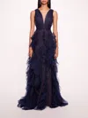 Marchesa Matte Organza Gown