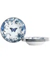 Marchesa Monarcha 4pc Pasta Bowl Set In Blue
