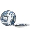 Marchesa Monarcha 4pc Salad Plate Set In Blue
