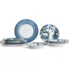 Marchesa Monarcha 12pc Dinnerware Set In Blue