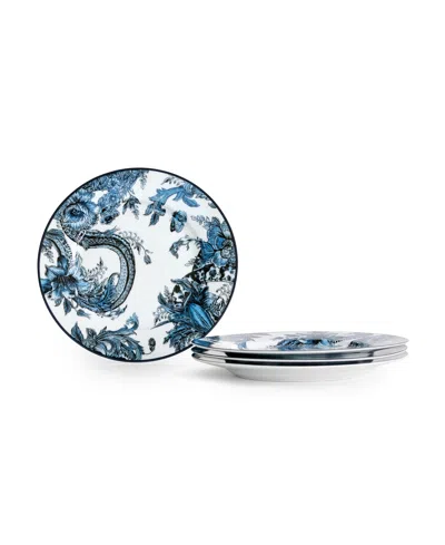 Marchesa Monarcha Salad Plates, Set Of 4 In Blue