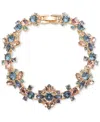 Marchesa Multi-stone Cluster Flex Bracelet In Blue