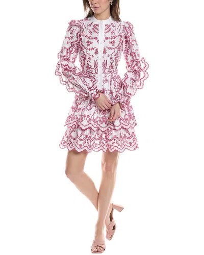 Marchesa Notte Altheda Mini Dress In Pink