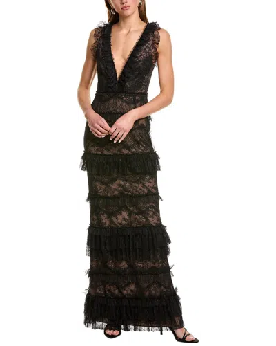 Marchesa Notte Chantilly Lace Gown