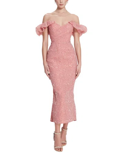 Marchesa Notte Cocktail Dress In Pink