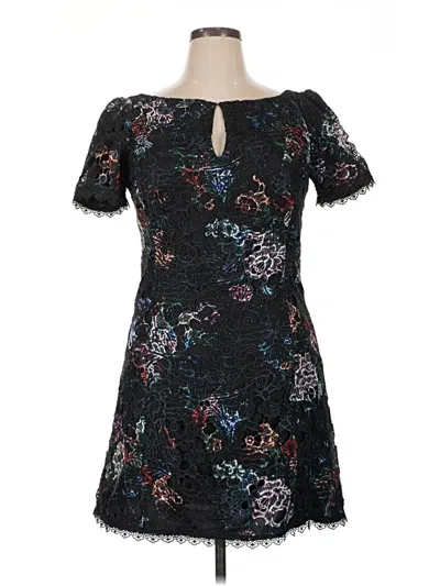 Pre-owned Marchesa Notte Cocktail Dress In Black