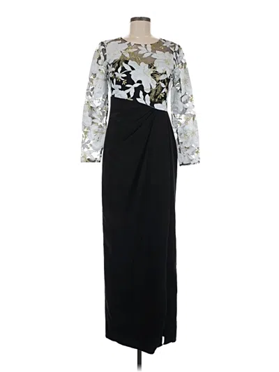 Pre-owned Marchesa Notte Cocktail Dress In Black
