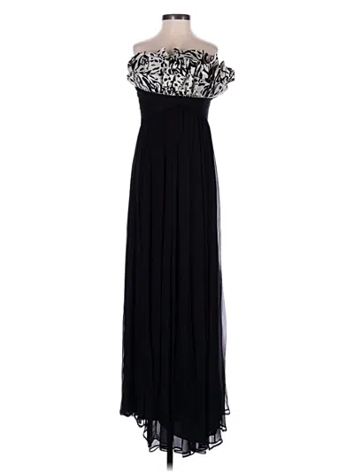 Pre-owned Marchesa Notte Cocktail Dress In Black