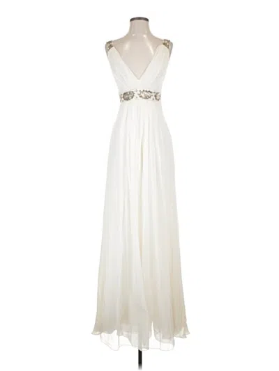 Pre-owned Marchesa Notte Cocktail Dress In Ivory